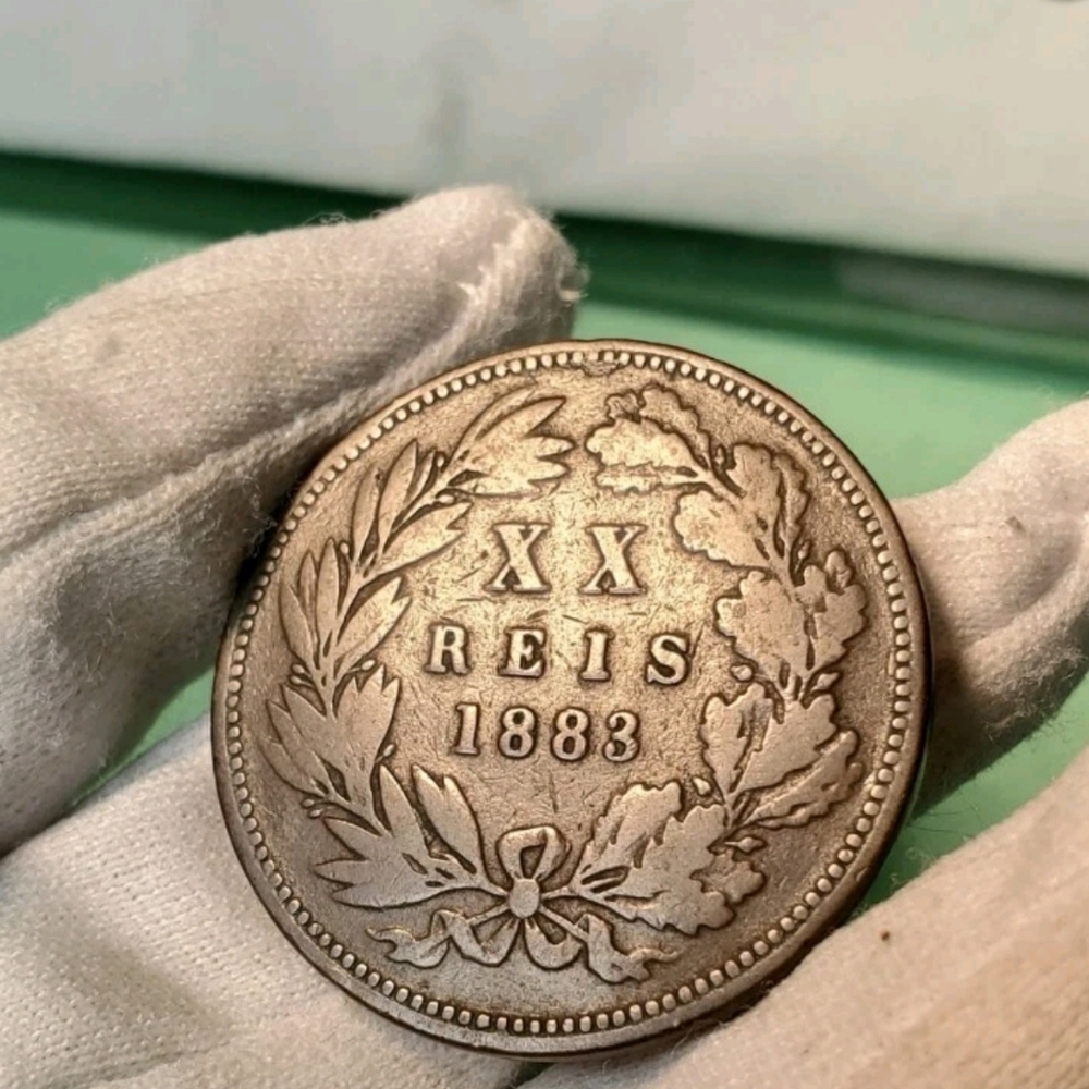 Portugal 1883 20 XX Reis KM# 527 Circulated.